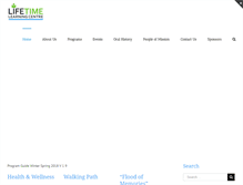 Tablet Screenshot of lifetimelearningcentre.org